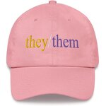 Pride Dad Hat Supplier - LGBTIQA+ Nonbinary Pronouns