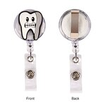 Dentist Badge Reel Manufacturer - Cute Teeth Shape Retractable