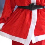 Santa Claus Costume Supplier - 5pcs Adult Role Play Suit
