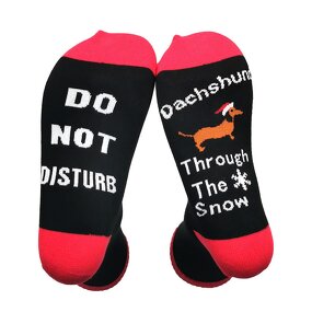 Christmas Socks Supplier - Holiday Dachshund Funny