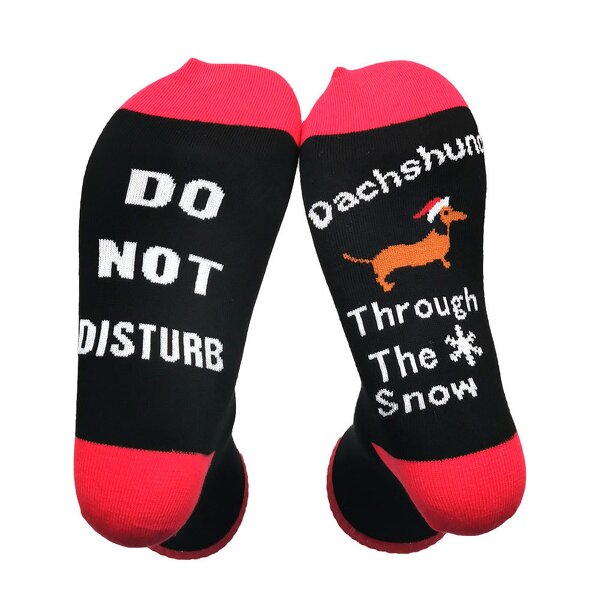 Christmas Socks Supplier - Holiday Dachshund Funny