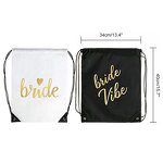 Bachelorette Backpack Supplier - Bride Drawstring Gift Bag