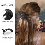 Hair Claw Clips Supplier - 3.54 Inch Curved Alligator