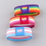 Pride Bracelets Supplier - LGBTQ Couple Rainbow Flag
