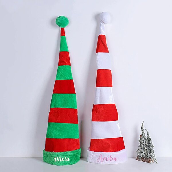 Christmas Hat Supplier - Novelty Striped Faux Fur