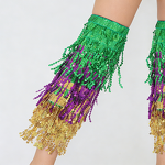 Leg Warmers Supplier - Mardi Gras Sequin Tassel