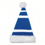 Santa Hat Manufacturer - Custom Plush Striped Pompom