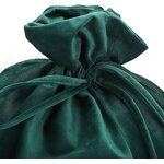 Santa Bag Supplier - Custom Velvet Present Sack Drawstring