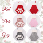 Pet Christmas Stockings Factory - Custom Sequin Paw Glitter