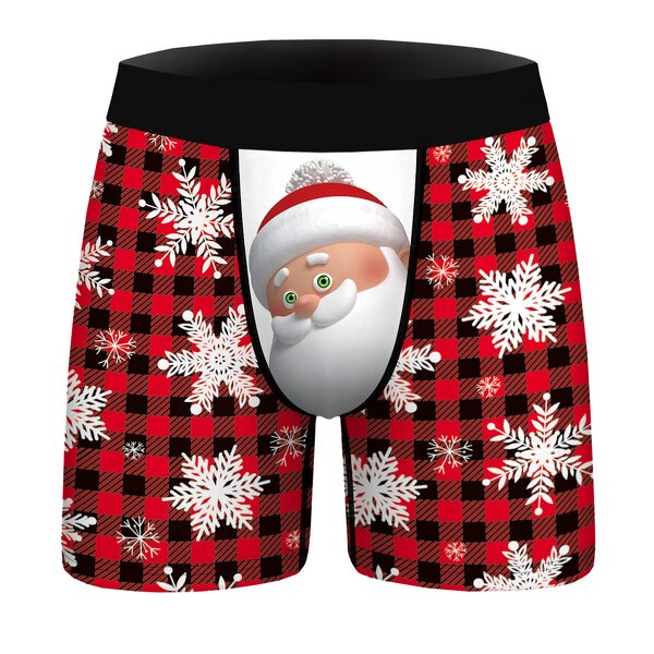 Men's Boxer Shorts Factory - Christmas 3D Print Custom
