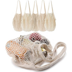 Mesh Shopping Bag Manufacturer - Reusable Drawstring Cotton Net