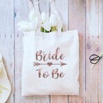 Bachelorette Tote Bag Factory - Rose Gold Hen Party