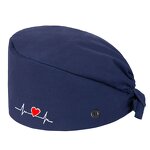 Nurse Scrub Cap Supplier - Adjustable Bouffant Embroidery