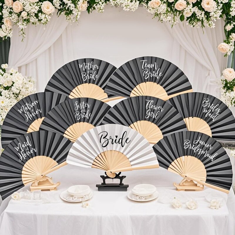 Wedding Fan Factory - Personalized Paper Bamboo Bride