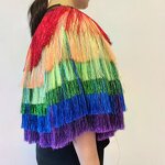 Pride Shawl Manufacturer - LGBTQ Tassel Tinsel