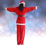 Santa Claus Costume Supplier - 5pcs Adult Role Play Suit