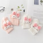 Baby Socks Manufacturer - Easter Rabbit Ruffled Mesh