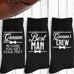 Groomsman Socks Manufacturer - Funny Proposal Gifts Cotton