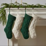 Christmas Stockings Factory - 18 Inch Lantern Cable Knit
