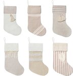 Christmas Stockings Factory - 20 Inch Rustic Farmhouse Tassels