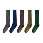 Women's Dress Socks Supplier - Glittery Calf Multi-Color