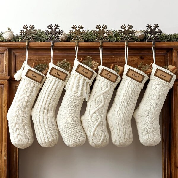 Christmas Stockings Factory - 18 Inch Cable Knit Personalized
