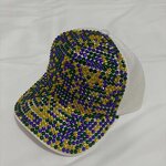 Mardi Gras Cap Factory - Sparkle Rhinestone Baseball