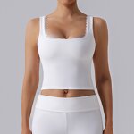 Sports Vest Manufacturer - Women's Lace Trim Yoga