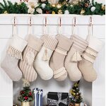 Christmas Stockings Factory - 20 Inch Rustic Farmhouse Tassels