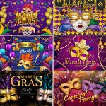 Carnival Backdrop Supplier - Party Masks Banner Decor