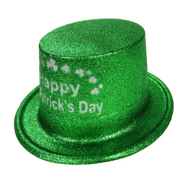 Top Hat Manufacturer - St.Patrick's Day Green Glitter
