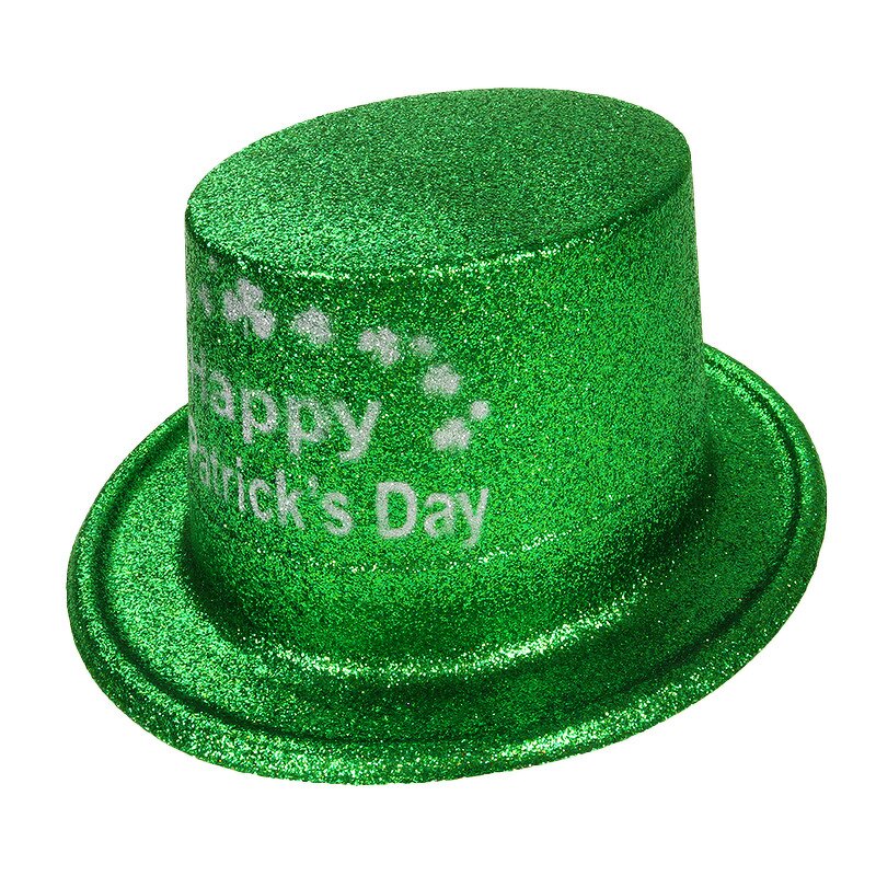 Top Hat Manufacturer - St.Patrick's Day Green Glitter