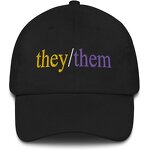 Pride Dad Hat Supplier - LGBTIQA+ Nonbinary Pronouns
