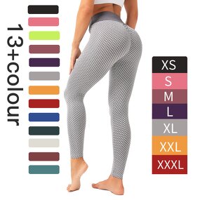 Fitness Leggings Supplier - High Waist Butt Lifting Honeycomb