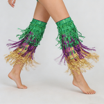 Leg Warmers Supplier - Mardi Gras Sequin Tassel