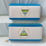 Faux Leather Wallet Manufacturer - Mexico Puerto Rico Flag Print