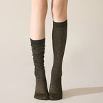 Women's Dress Socks Supplier - Glittery Calf Multi-Color