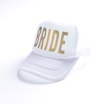 Wedding Cap Factory - Groom Bride Team Mesh