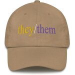 Pride Dad Hat Supplier - LGBTIQA+ Nonbinary Pronouns