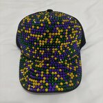 Mardi Gras Cap Factory - Sparkle Rhinestone Baseball