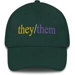 Pride Dad Hat Supplier - LGBTIQA+ Nonbinary Pronouns