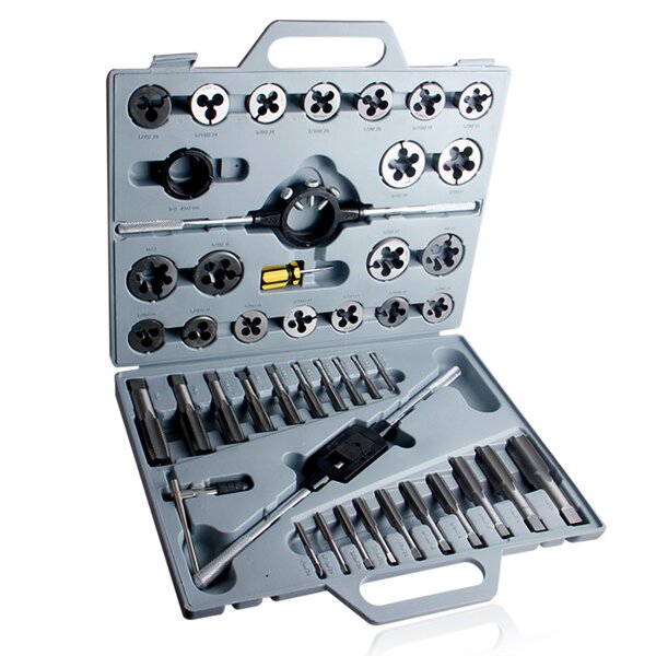 Tap and Die Set Manufacturer - 45pcs 1/4"-1" Inch Alloy Steel