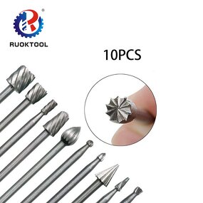 Router Bit Set Manufacturer - 10pc HSS Carbide Polishing Head