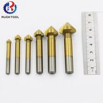 Chamfer Drill Bit Set Manufacturer - 6PC 3Flute Titanium Coated
