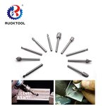 Rotary Drill Bits Supplier - 10PCS Tungsten Carbide Burr Tapered