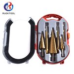 Step Drill Bit Set Supplier - 6Pcs HSS Pagoda Tapper