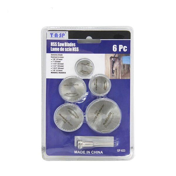 HSS Saw Blade Supplier - 6pcs Cutting Wheel High Speed