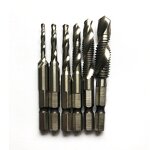 Thread Drill Bit Manufacturer - 6pcs HSS Composite Cobalt Flute