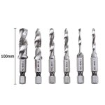 Thread Drill Bit Manufacturer - 6pcs HSS Composite Cobalt Flute