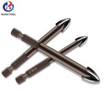 Hole Opener Drill Bit Factory - Alloy Porcelain Cross Hex Shank